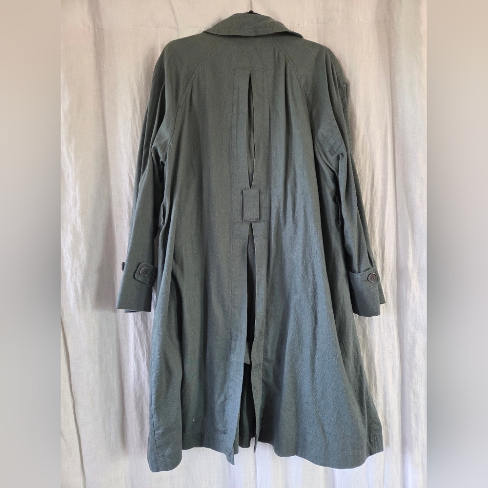 Madewell | Textural Trench Coat, Large - Picture 4 of 14